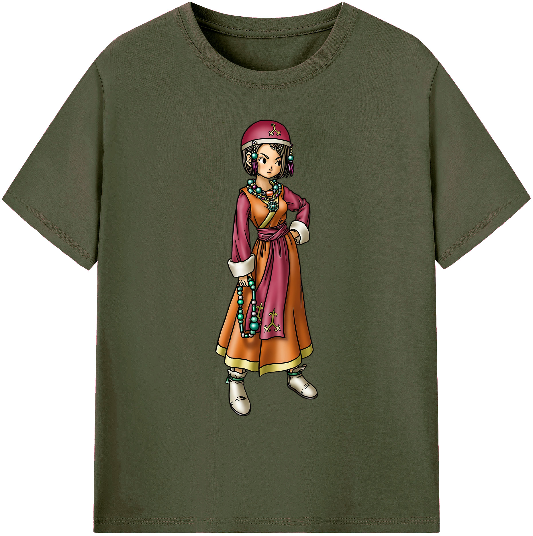 （画像用） ドラゴンクエスト Doragon Kuesuto Dragon Quest 綿100％ メンズ半袖Tシャツ｜肌触りやわらか＆通気性